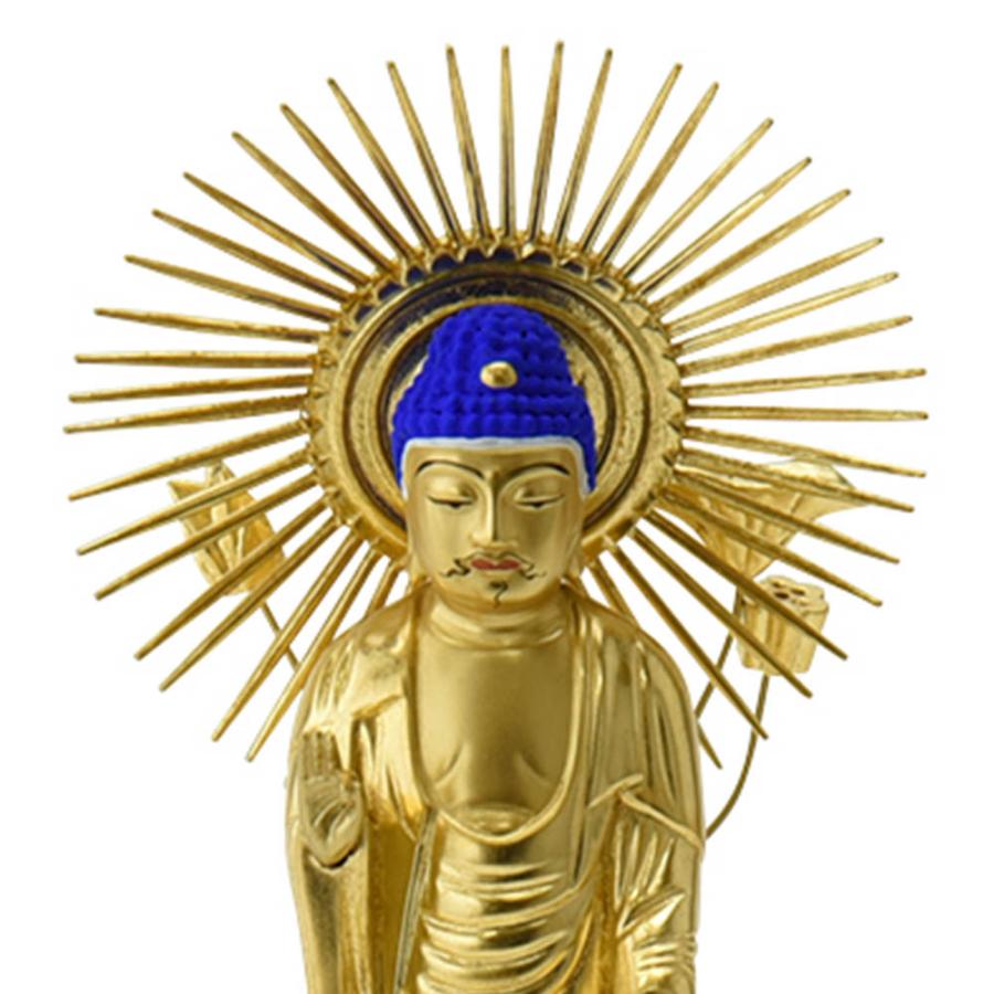 お仏壇のはせがわ 仏像 木彫 真宗大谷派 東 浄土真宗 阿弥陀 金色