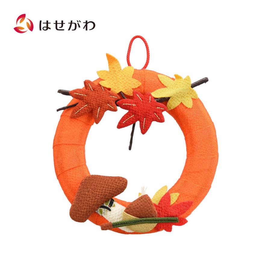お仏壇のはせがわ 秋 紅葉 もみじ ちりめん飾り「ちりめん 季節の