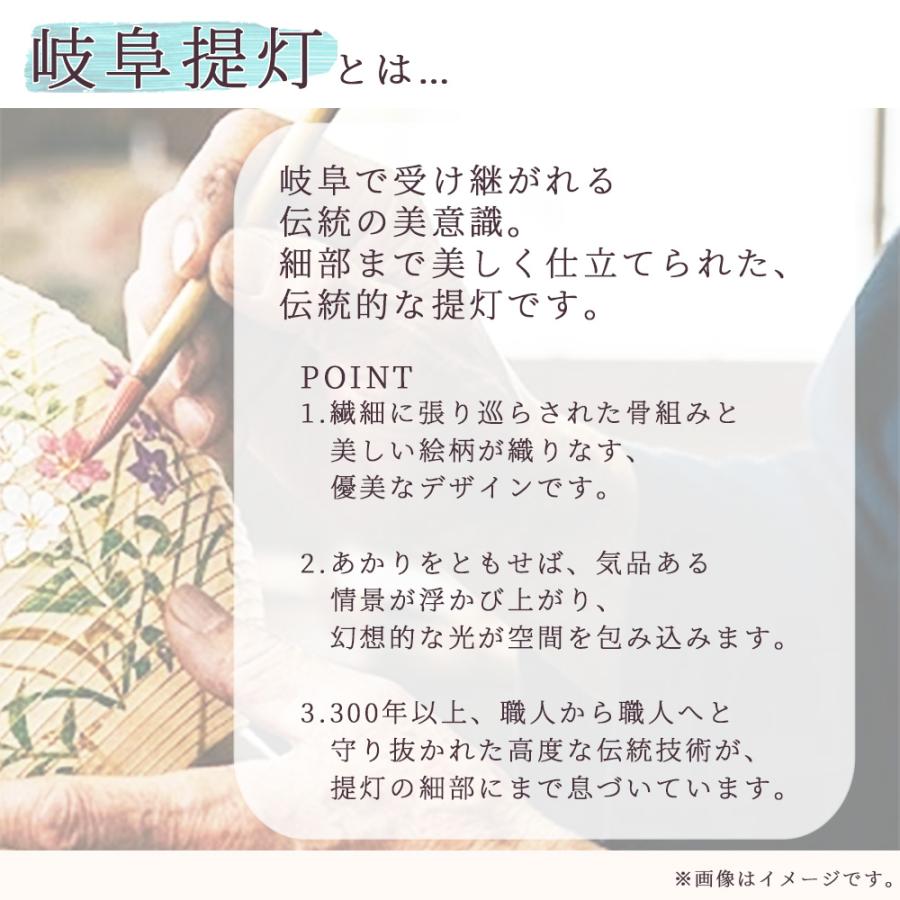 お仏壇のはせがわ 盆提灯 岐阜提灯 回転灯 ミニサイズ 新盆 初盆 提灯