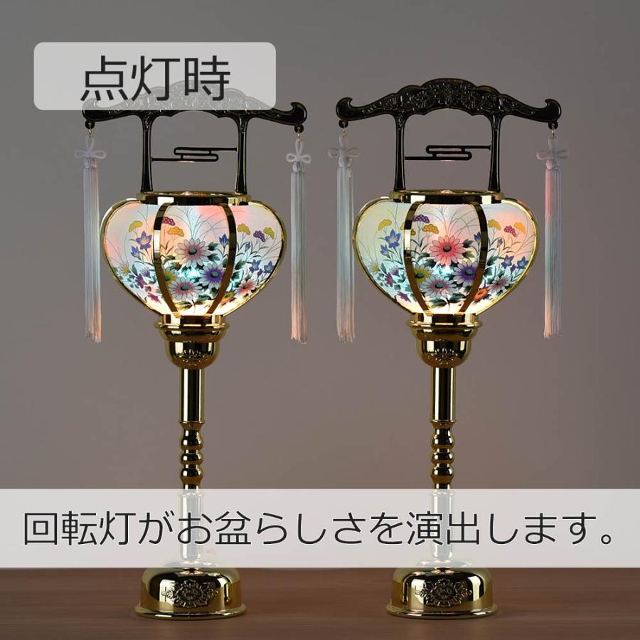 提灯 お盆前 盆提灯 霊前灯 回転灯コンパクト Amazon｜仏壇屋 滝田商店 【盆提灯・盆ちょうちん】お盆提灯