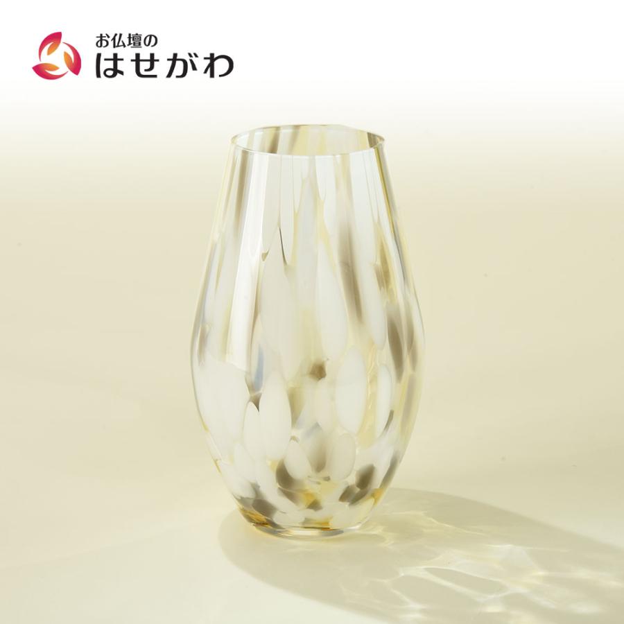 お仏壇のはせがわ フラワーベース 花瓶 おしゃれ 津軽びいどろ ガラス