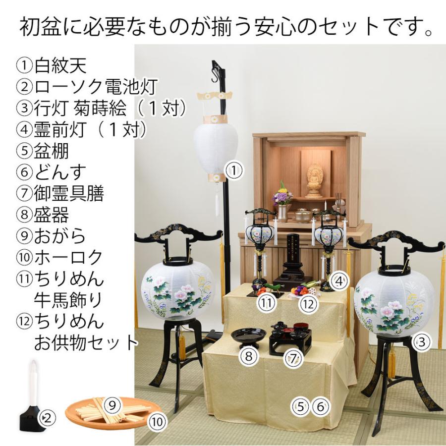 安いそれに目立つ 提灯 初盆 新盆 セット 初盆セット 盆棚付 伝統フルセット はせがわ 人気ブランド Www Thedailyspud Com