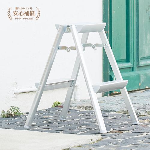 長谷川工業 踏み台 SE-6a シルバー 軽量踏み台 2段 56cm 長谷川工業 踏み台 SE-6a シルバー 軽量踏み台 2段 56cm