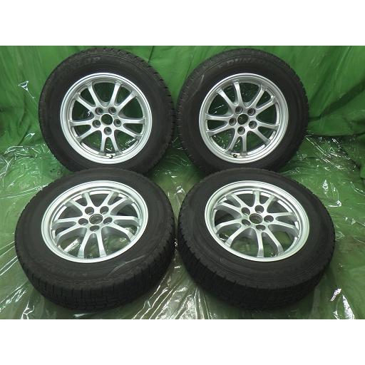 トヨタ純正15インチアルミホイール　ダンロップスタッドレスタイヤセット トヨタ DUNLOP スタッドレス プリウス純正 15インチ ダンロップ