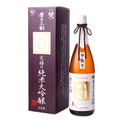 梵 究極の純米大吟醸 中取り 団 磨き二割 1800ml 箱付 日本酒 加藤吉平商店 福井県 Www Erhamah Com