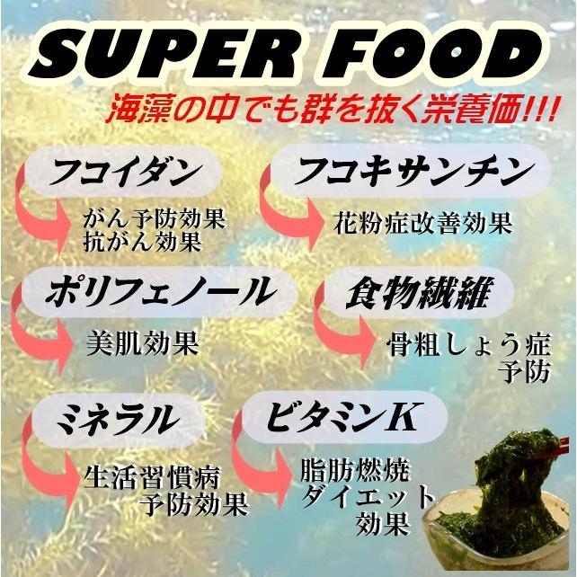 アカモク(ぎばさ) 能登産 【新物 新商品】 100g×10パック 小分け 冷凍 あかもく ギバサ 能登半島 石川県 健康 食品 スーパーフード｜hasegawasengyo｜06