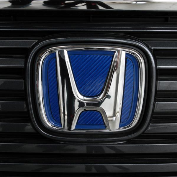 ハセプロ マジカルカーボン フロントエンブレム用 ホンダ 青フチ有り