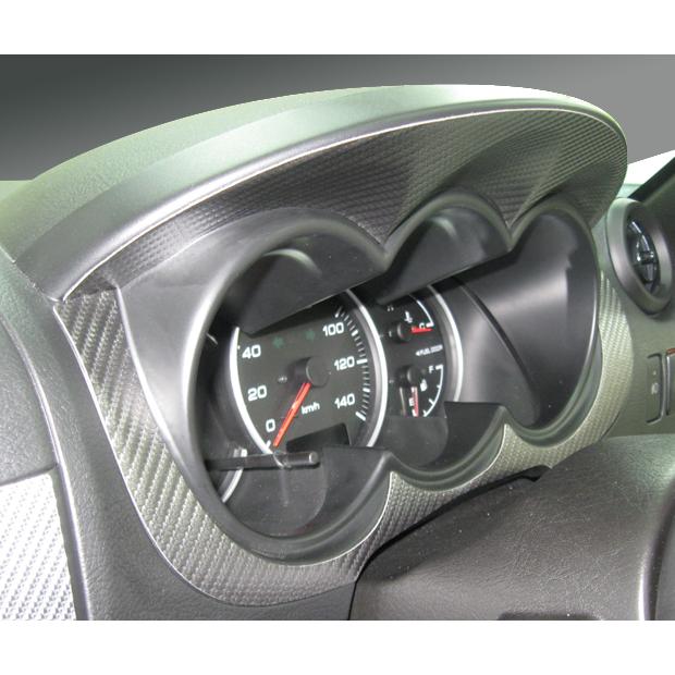 ハセプロ コペン L880K メーターガーニッシュ カーボン調シート