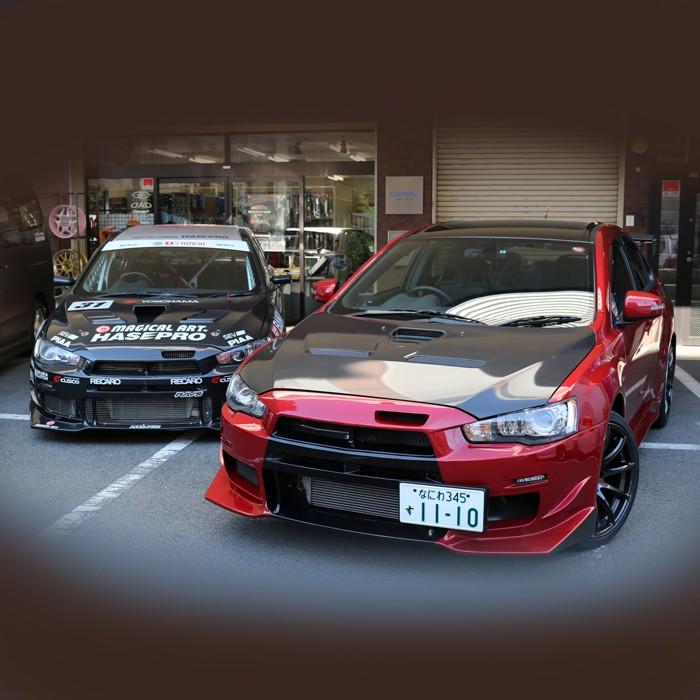 ハセプロ 三菱 ランサーエボリューションX フロントバンパー