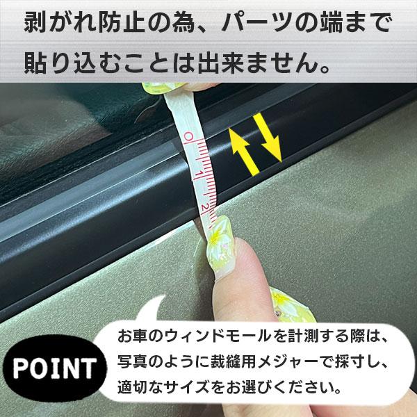 ラリー北海道で検証済！ 【貼るラプターシリーズ】ウィンドモール ラプター 貼るラプター 選べる6サイズ ウィンドトリム 白化防止 保護 カスタム ハセプロ MPRWM | ハセプロ | 06