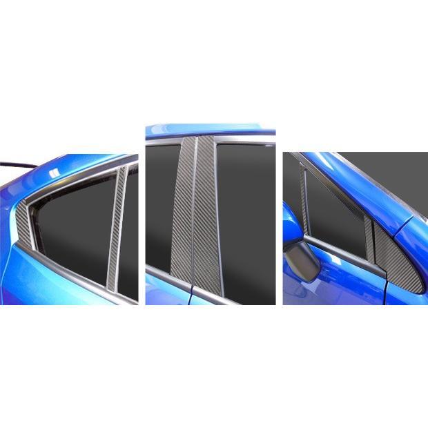 WRX S4 ピラーセット カーボン調シート マジカルアートシート ハセプロ スバル 2014.08〜2017.07 | ハセプロ | 01