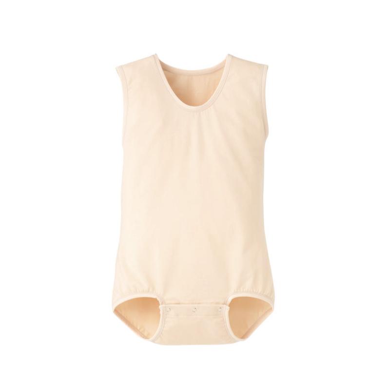 日本エンゼル 大人用 介護 ロンパース 袖なし ボディスーツ