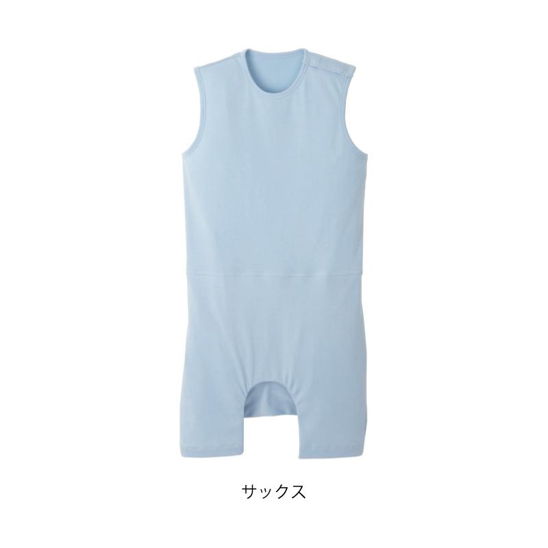 日本エンゼル 大人用 介護 ロンパース 袖なし ノースリーブ Tスーツ ii