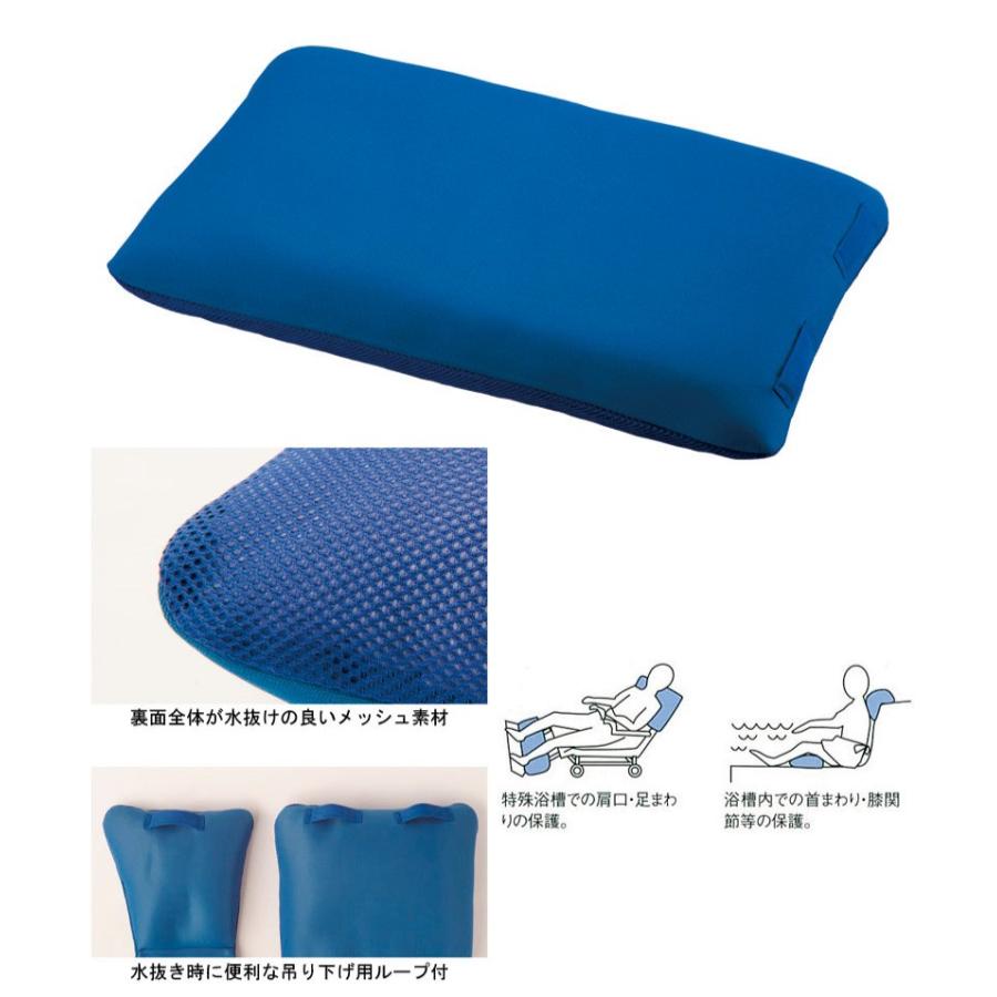 お風呂 クッション 浴室 浴槽用 自沈型 入浴サポートクッション Ii 2 枕型大 1126 A ブルー エンゼル ビーズクッション 介護 施設 病院 特殊浴槽 介助 C ハナサンテラス 通販 Yahoo ショッピング