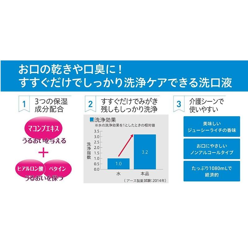 洗口液 ヘルパータスケ モンダミン うるおうドライケア 1080ml アース製薬 洗浄ケア C ハナサンテラス 通販 Yahoo ショッピング