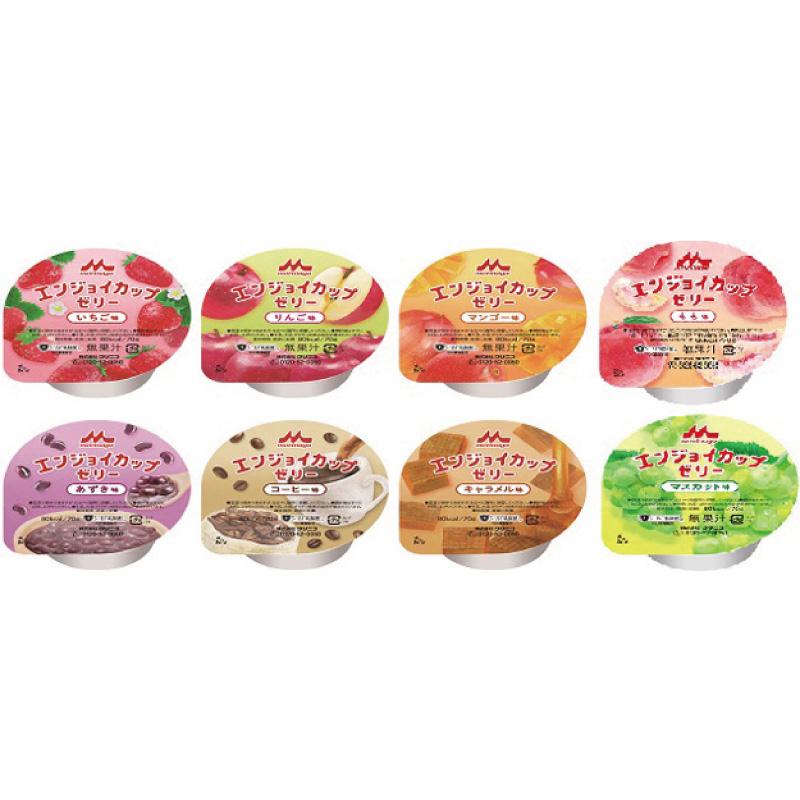 森永乳業 介護食 エンジョイカップゼリー いろどりセット 70g クリニコ