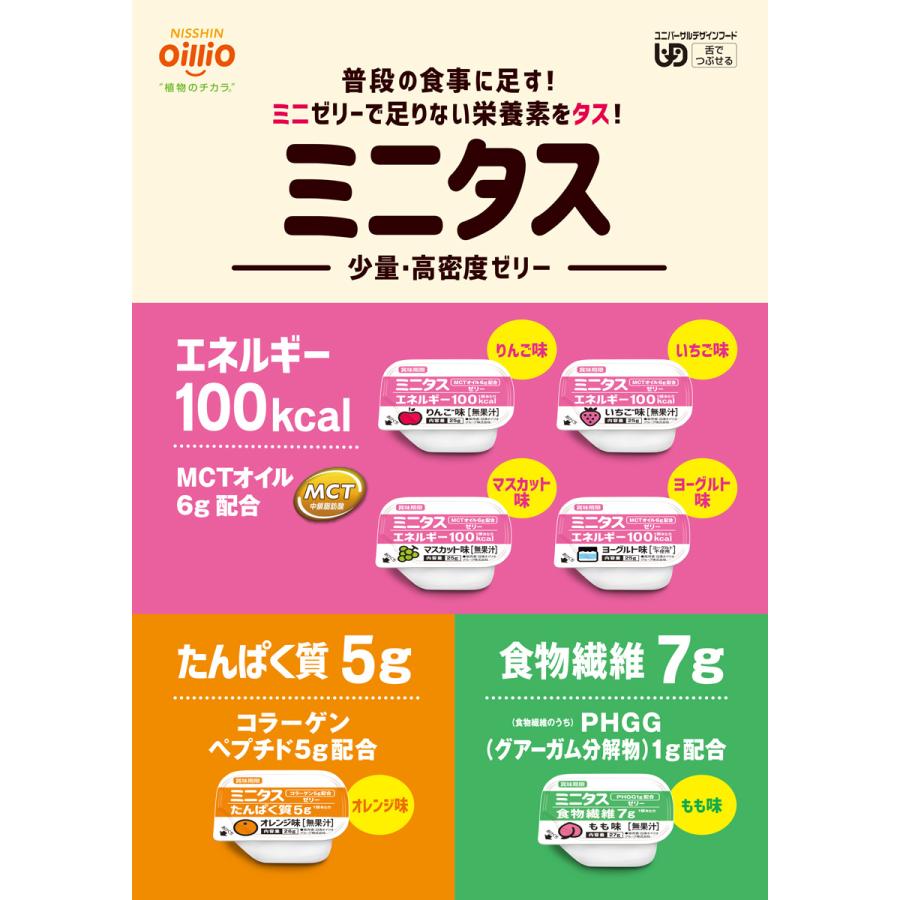 日清オイリオ（Nisshin OilliO） 介護食 ミニタス エネルギーゼリー