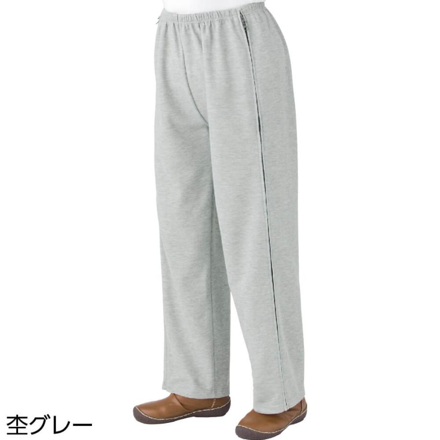 全開ファスナーパンツ 介護ズボン スウェットパンツ M.L.LL ウエスト