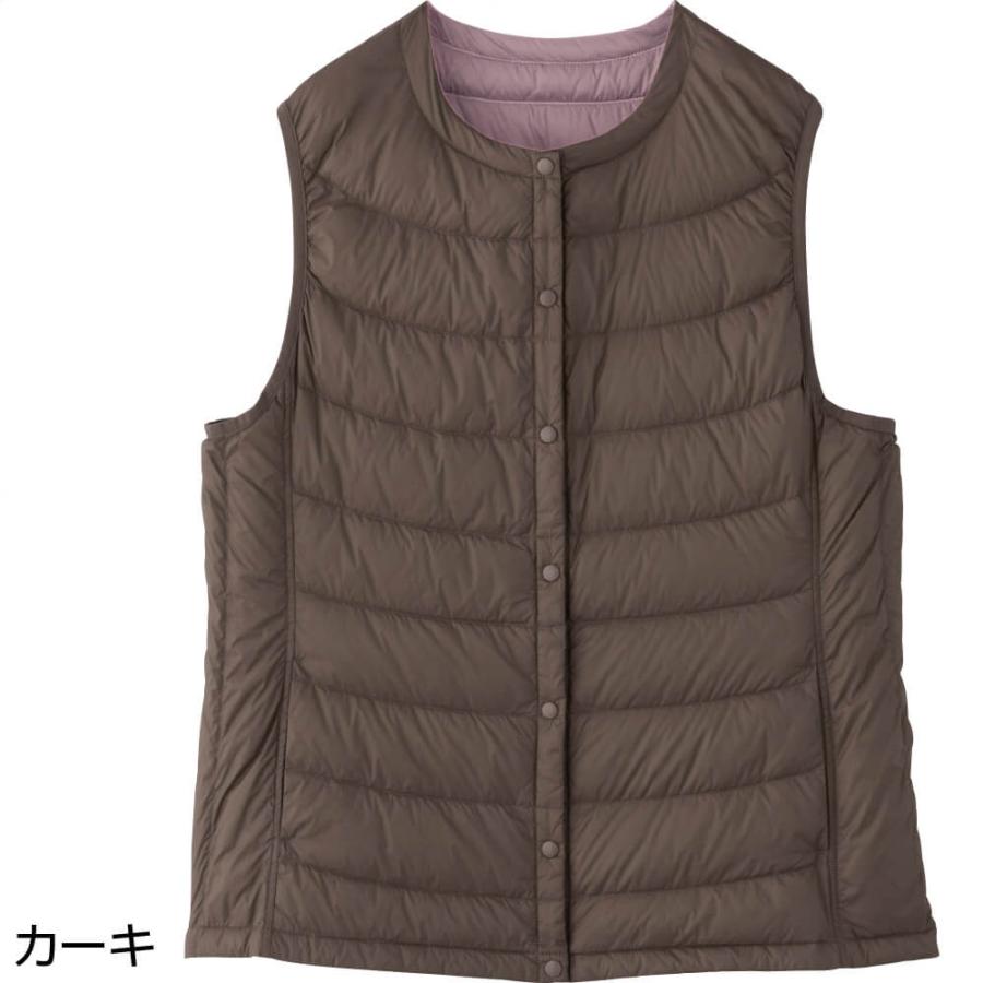 ハナサンテラス 軽量リバーシブル ダウンベスト M~L LL シニア