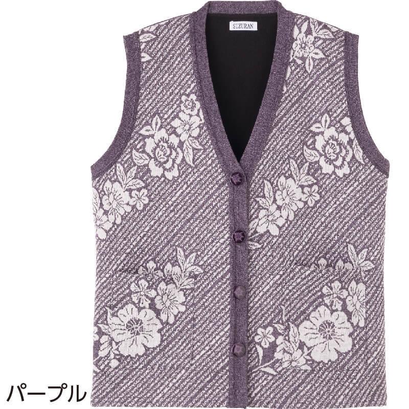 シニアファッション レディース 用 60代 70代 80代 ベスト ニット ワンタッチテープ V首 Vネック 秋冬 あたたかい あったかい おしゃれ M L 高齢者 服 女性 K ハナサンテラス 通販 Yahoo ショッピング