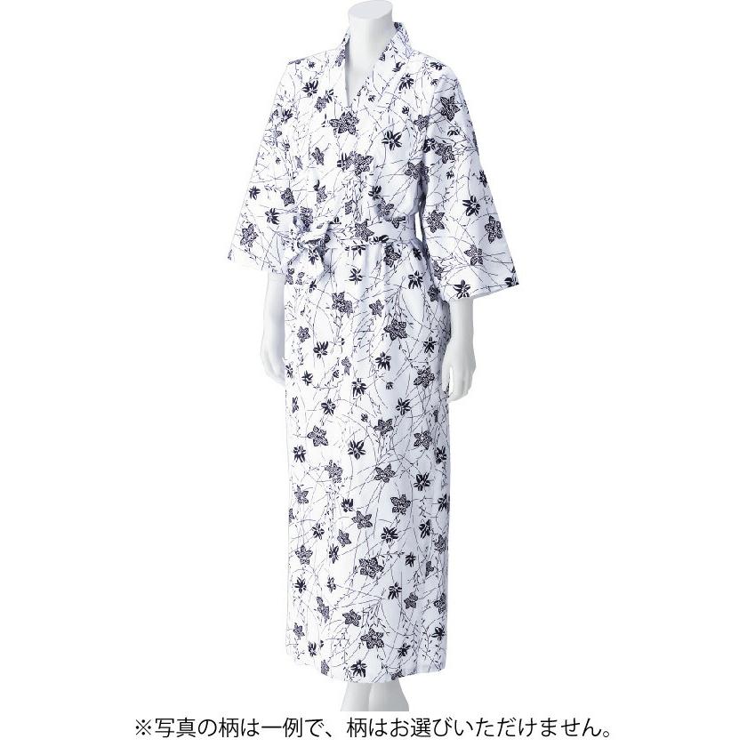 10枚セット 介護 パジャマ シニア ガーゼねまき 打ち合わせ 寝巻き 綿100% S M L LL 春 夏 秋 冬 高齢者 レディース 婦人 入院 入所 施設 介護用 柄お任せの画像
