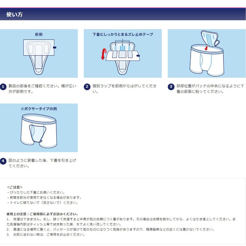 unicharm（ユニチャーム） ライフリー さわやかパッド男性用 一気に
