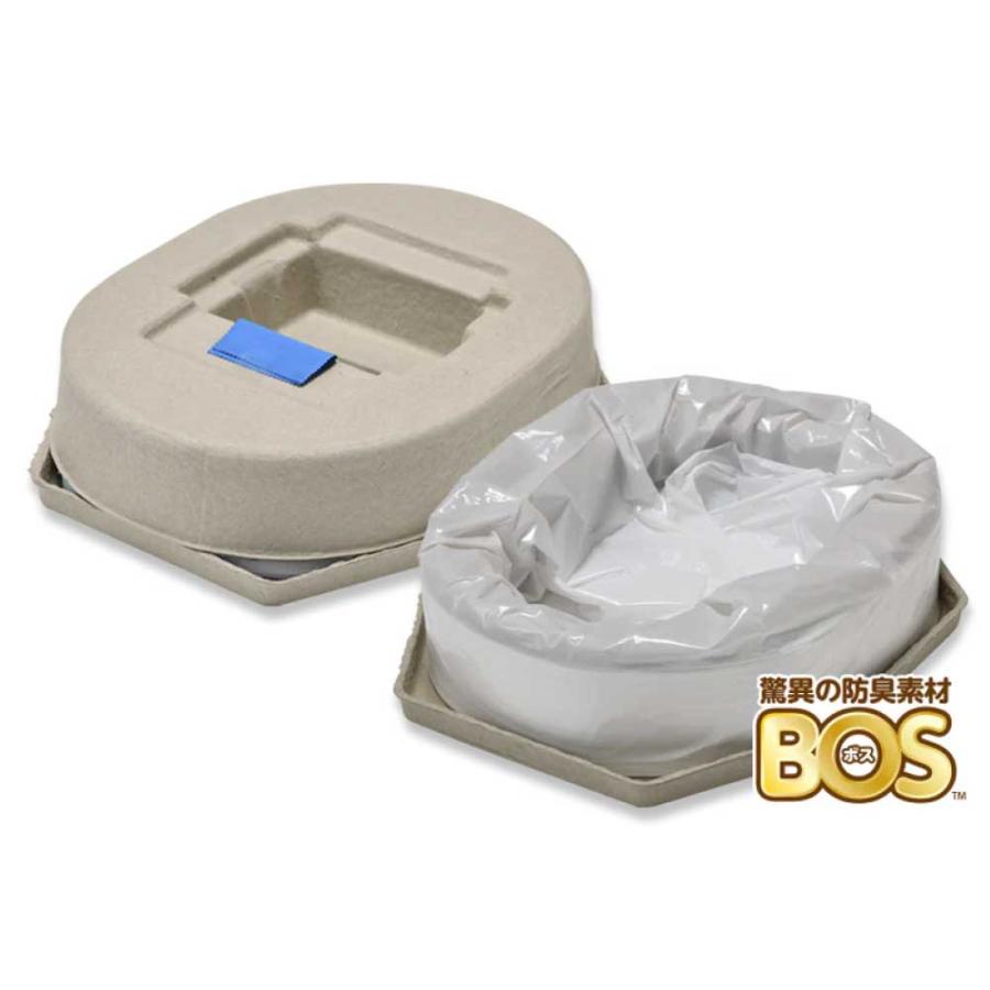 ポータブルトイレ用処理袋 フィルムカセットBOSタイプ 日本セイフ