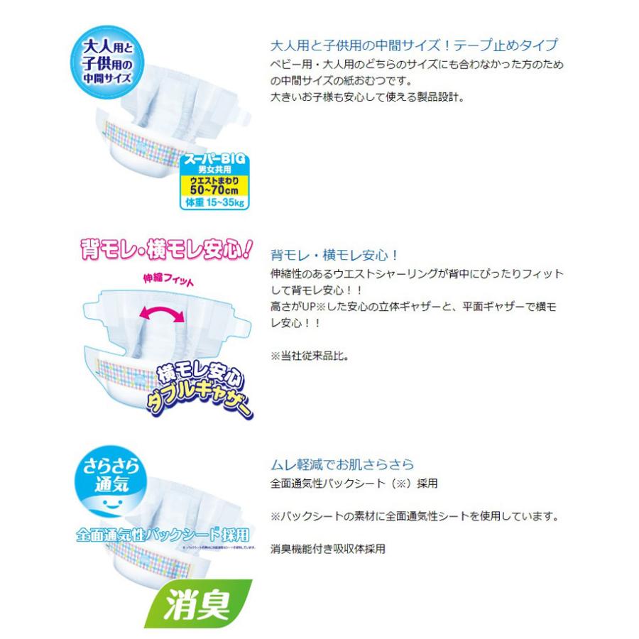 週末セール！GOO.N スーパービッグ テープ止めタイプ 28枚　8個セット GOO.N グーン(GOO.N) スーパーBIG テープ止めタイプ ( 28枚入