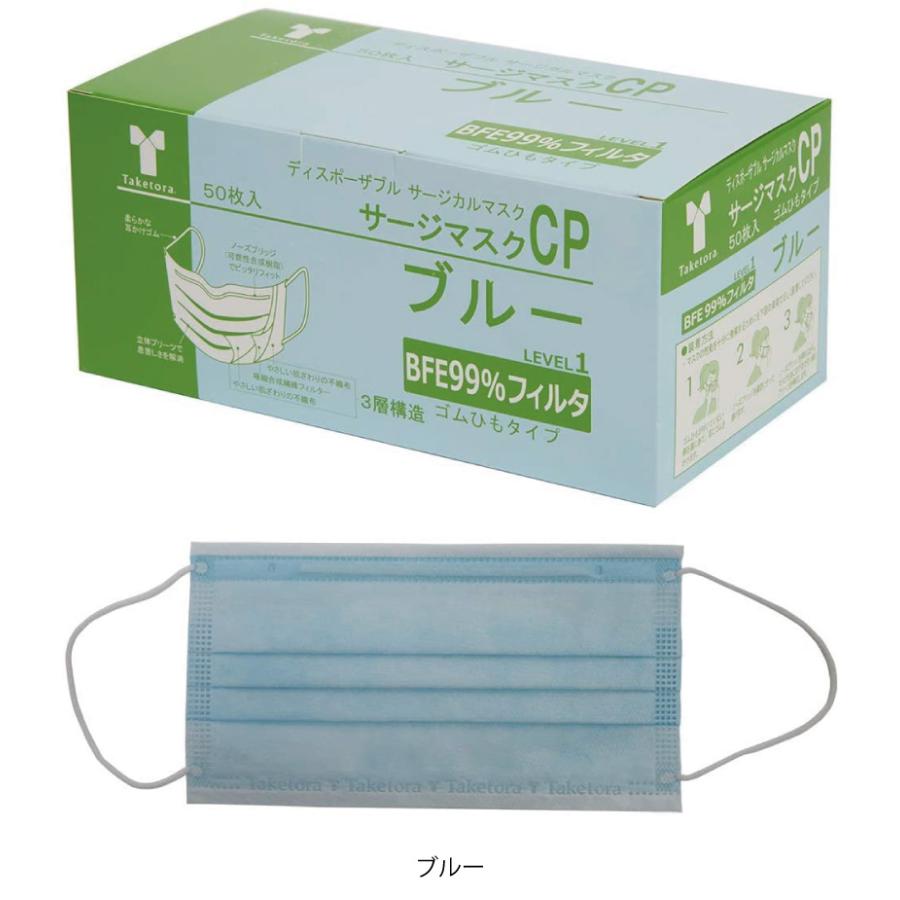 竹虎 マスク サージマスクCP 50枚 1箱 不織布マスク 可燃性ノース