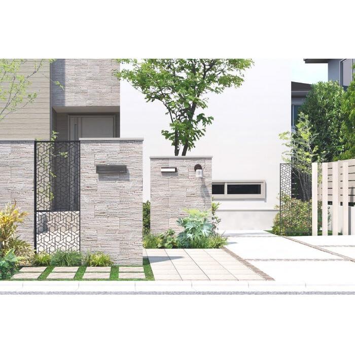 フェンス 外構 おしゃれ Diy 目隠しフェンス アルミ鋳物パネル キャストパネルb W600 ディーズガーデン オーナメント アイアン風の飾り 門周り 埋込自立仕様 Dg Drc1 エクステリア通販プルーマガーデン 通販 Yahoo ショッピング