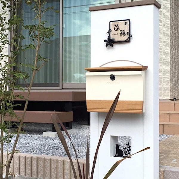 郵便ポスト ポスト おしゃれ 郵便受け スタンドポスト コレット ダイヤル錠 鍵付き ディーズ Post Mailbox Dea's Garden スタンド可｜hashibasangyo｜03