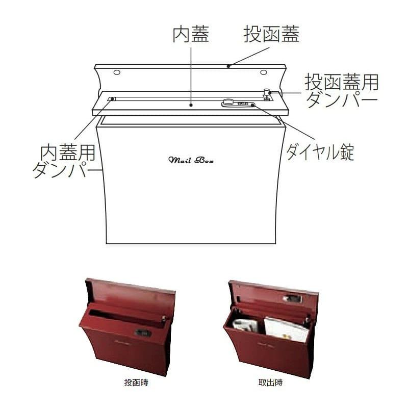 ポスト 郵便ポスト おしゃれ 郵便受け 北欧 リエット シンプル 前入れ