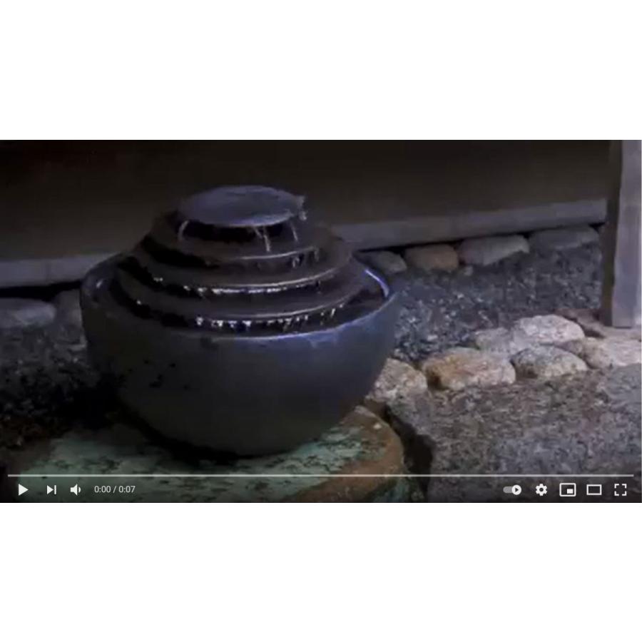 信楽焼 屋内灯 水玉黒 高さ１６cm 信楽焼 屋内灯 水玉黒 高さ16cm