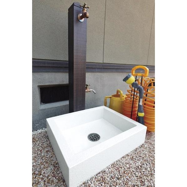 立水栓 おしゃれ 外構 外水栓 水栓柱 Diy ユニット モ エット Lサイズ 外水栓 補助蛇口配管 外流し 蛇口別売り 送料無料 Nk Opb Rs 27w エクステリア通販プルーマガーデン 通販 Yahoo ショッピング