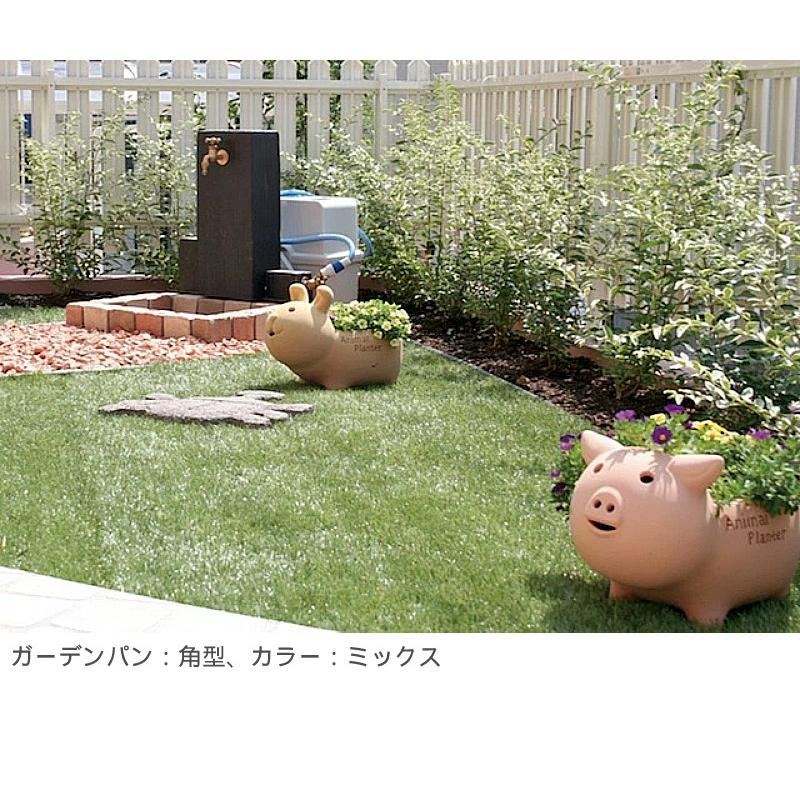 立水栓 屋外 おしゃれ 水道 庭 セット 蛇口 diy ウッドクリートタイプ 枕木 木目調 レンガ [蛇口別売]_2