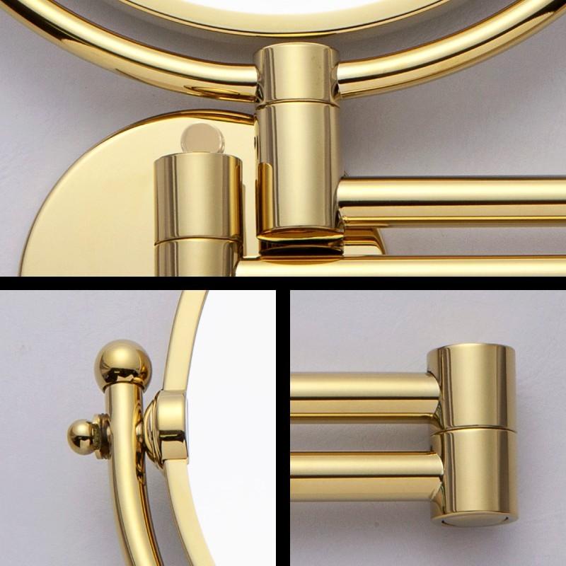 ミラー 鏡 丸 丸形 折りたたみ おしゃれ 3倍 拡大鏡 洗面所 洗面