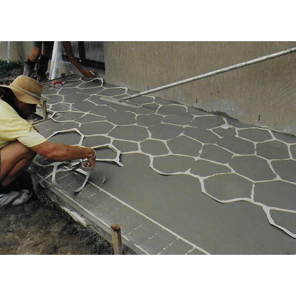 コンクリート 模様付け 型紙 モルタル diy ステンシル シート ヨーロッパ石畳模様 DIY 約92cm×20m オーストラリア製 - 8