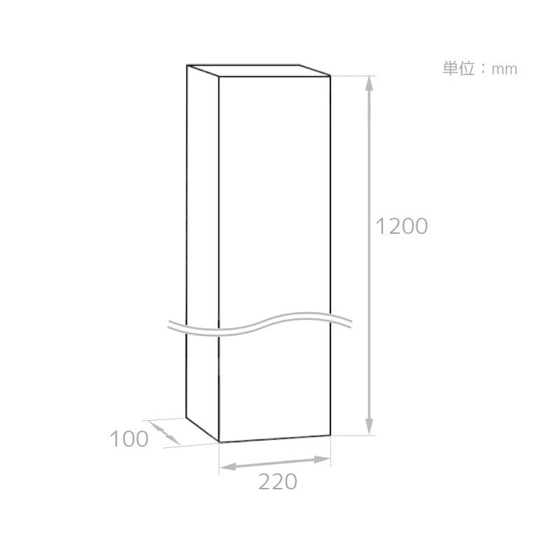 門柱 枕木 枕木風 プラスチック枕木 プラボード 220×100×1200｜hashibasangyo｜05