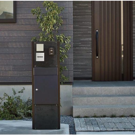 機能門柱 UNEED ユニード 宅配ボックス 一体型門柱 おしゃれ 新築 玄関 