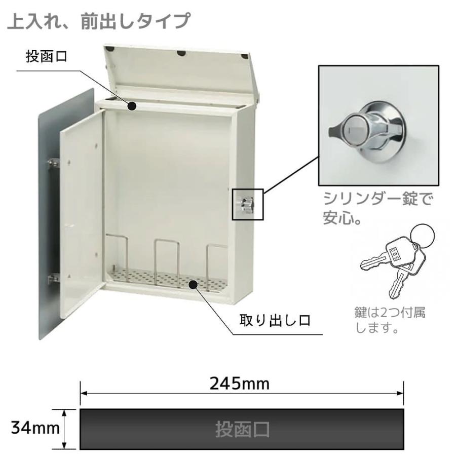 ポスト 郵便ポスト おしゃれ 郵便受け キット KIT つまみ付き