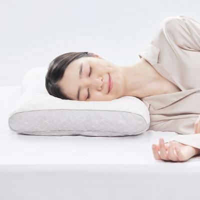 西川 ファインスムース ピロー 日本製 63×43cm フワリーヌわた ミニパイプ そば殻タッチパイプ ベーシッククオリティ 爆買 | finesmooth | 04