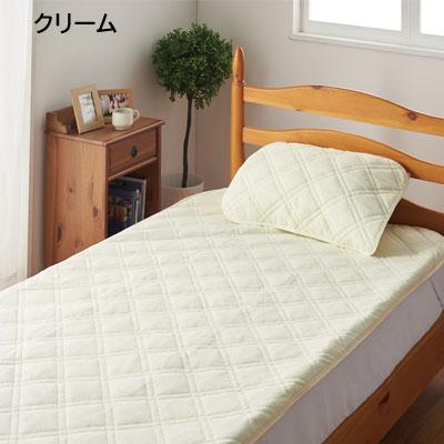 寝具 ダニノット 敷パット(防ダニ)セミダブル (クリ−ム色.サックス色