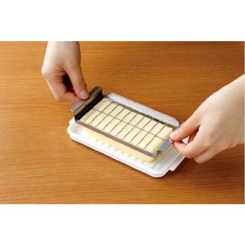 スケーター ステンレスカッター式 バターケース バターナイフ付 日本製 BTG2DX|hashimotowebstore|03