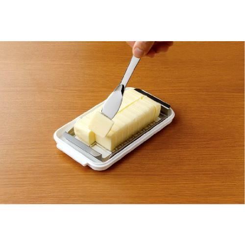 スケーター ステンレスカッター式 バターケース バターナイフ付 日本製 BTG2DX|hashimotowebstore|04