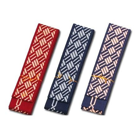 祭り用品 ひらぐけ 帯 平ぐけ帯 【三ノ字】 エンジ・藍/ネズ・藍 