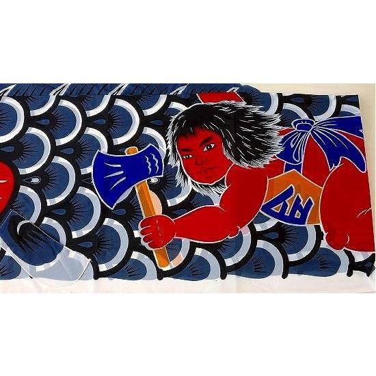 鯉のぼり【鯉幟】こいのぼり【タフタ金太郎鯉】6m/7点セット(こどもの