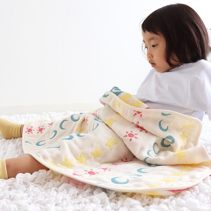 ガーゼケット ベビー ケット 6重 太陽のケット Hashkude 138 Hashkude 通販 Yahoo ショッピング