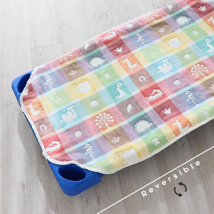 HashkuDe（ハッシュクード） お昼寝 コット カバー Zoo Sサイズ：102cm