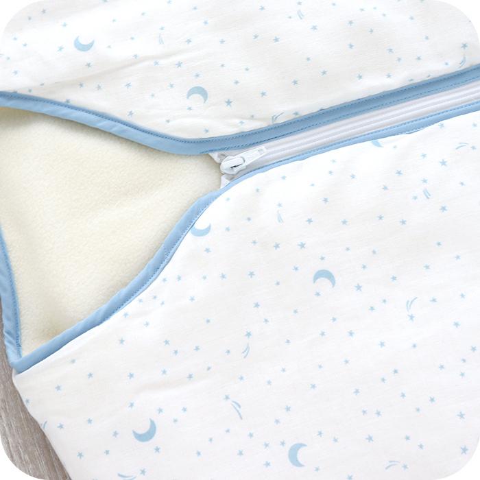 HashkuDe（ハッシュクード） 洗える 羽毛 スリーパー ダブルガーゼ