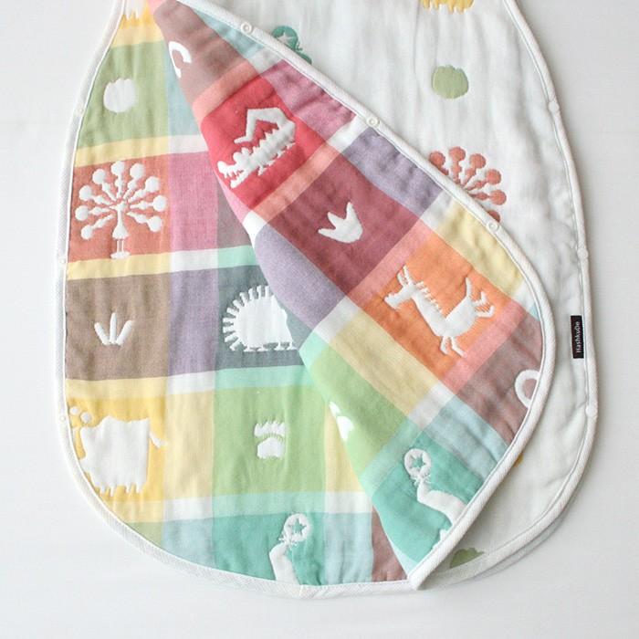 HashkuDe（ハッシュクード） ガーゼ スリーパー ベビー 6重 ガーゼ